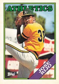 1988 Topps - Collector's Edition (Tiffany) #316 Jose Rijo Front