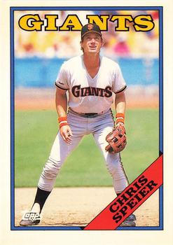 1988 Topps - Collector's Edition (Tiffany) #329 Chris Speier Front