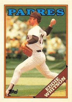 1988 Topps - Collector's Edition (Tiffany) #330 Eddie Whitson Front