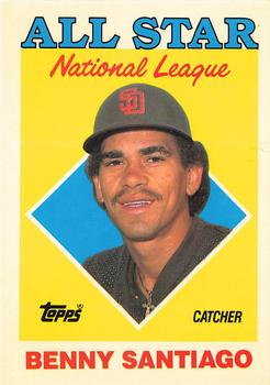 1988 Topps - Collector's Edition (Tiffany) #404 Benny Santiago Front