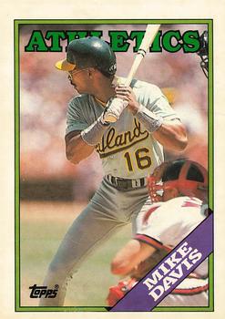 1988 Topps - Collector's Edition (Tiffany) #448 Mike Davis Front