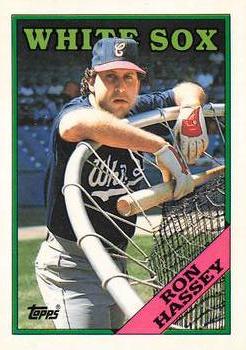 1988 Topps - Collector's Edition (Tiffany) #458 Ron Hassey Front