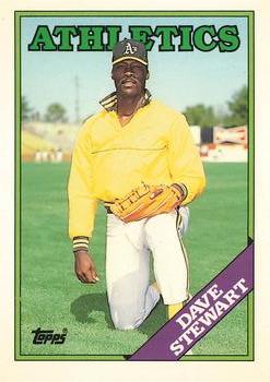 1988 Topps - Collector's Edition (Tiffany) #476 Dave Stewart Front