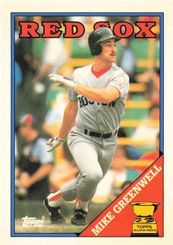 1988 Topps - Collector's Edition (Tiffany) #493 Mike Greenwell Front