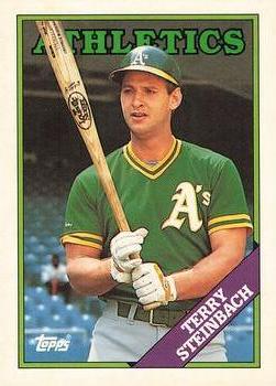 1988 Topps - Collector's Edition (Tiffany) #551 Terry Steinbach Front