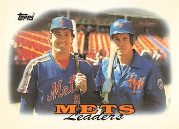 1988 Topps - Collector's Edition (Tiffany) #579 Mets Leaders Front