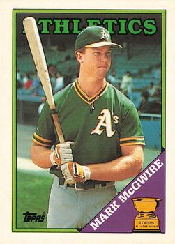 1988 Topps - Collector's Edition (Tiffany) #580 Mark McGwire Front