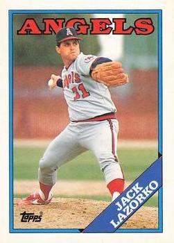 1988 Topps - Collector's Edition (Tiffany) #601 Jack Lazorko Front