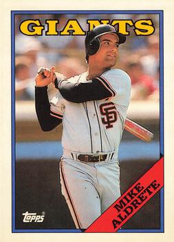 1988 Topps - Collector's Edition (Tiffany) #602 Mike Aldrete Front