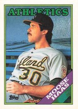 1988 Topps - Collector's Edition (Tiffany) #606 Moose Haas Front