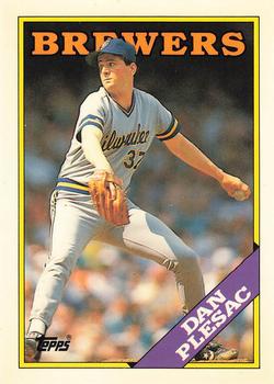 1988 Topps - Collector's Edition (Tiffany) #670 Dan Plesac Front