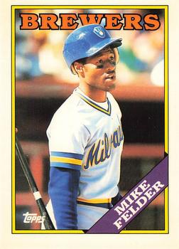 1988 Topps - Collector's Edition (Tiffany) #718 Mike Felder Front