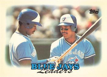 1988 Topps - Collector's Edition (Tiffany) #729 Blue Jays Leaders Front
