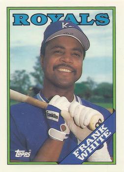 1988 Topps - Collector's Edition (Tiffany) #595 Frank White Front