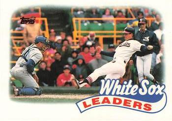 1989 Topps - Collector's Edition (Tiffany) #21 White Sox Leaders Front