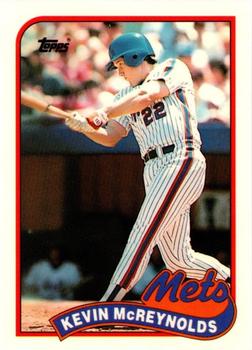 1989 Topps - Collector's Edition (Tiffany) #85 Kevin McReynolds Front