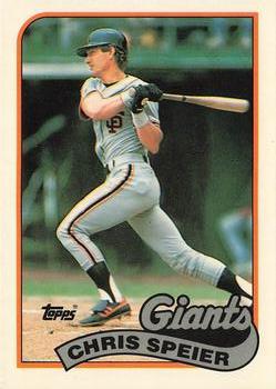 1989 Topps - Collector's Edition (Tiffany) #94 Chris Speier Front