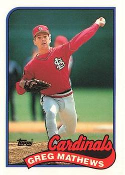 1989 Topps - Collector's Edition (Tiffany) #97 Greg Mathews Front