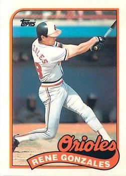 1989 Topps - Collector's Edition (Tiffany) #213 Rene Gonzales Front