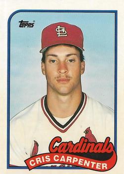 1989 Topps - Collector's Edition (Tiffany) #282 Cris Carpenter Front