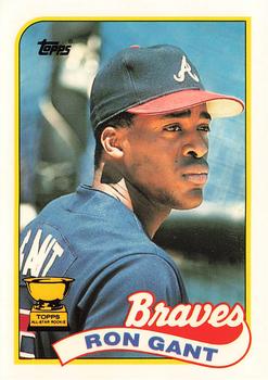 1989 Topps - Collector's Edition (Tiffany) #296 Ron Gant Front