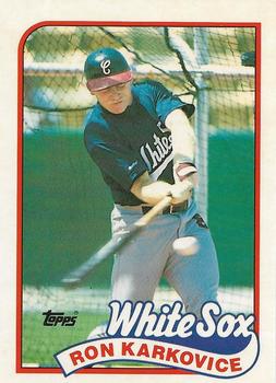 1989 Topps - Collector's Edition (Tiffany) #308 Ron Karkovice Front