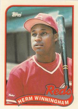 1989 Topps - Collector's Edition (Tiffany) #366 Herm Winningham Front