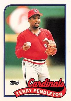 1989 Topps - Collector's Edition (Tiffany) #375 Terry Pendleton Front