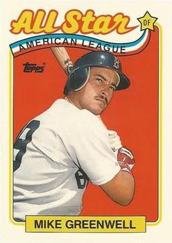 1989 Topps - Collector's Edition (Tiffany) #402 Mike Greenwell Front