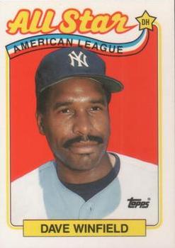 1989 Topps - Collector's Edition (Tiffany) #407 Dave Winfield Front