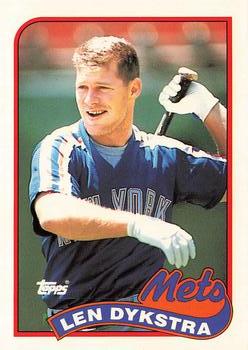 1989 Topps - Collector's Edition (Tiffany) #435 Lenny Dykstra Front