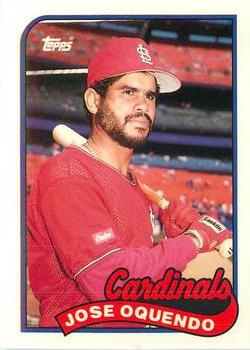 1989 Topps - Collector's Edition (Tiffany) #442 Jose Oquendo Front