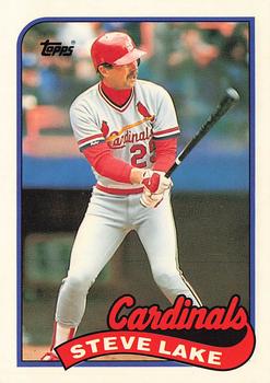 1989 Topps - Collector's Edition (Tiffany) #463 Steve Lake Front
