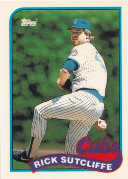 1989 Topps - Collector's Edition (Tiffany) #520 Rick Sutcliffe Front