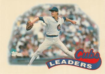 1989 Topps - Collector's Edition (Tiffany) #549 Cubs Leaders Front