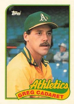 1989 Topps - Collector's Edition (Tiffany) #552 Greg Cadaret Front