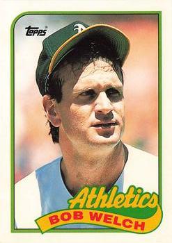 1989 Topps - Collector's Edition (Tiffany) #605 Bob Welch Front