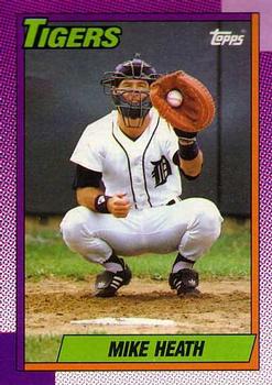1990 Topps - Collector's Edition (Tiffany) #366 Mike Heath Front