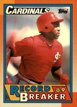 1990 Topps - Collector's Edition (Tiffany) #6 Vince Coleman Front