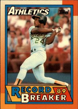 1990 Topps - Collector's Edition (Tiffany) #7 Rickey Henderson Front
