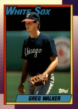 1990 Topps - Collector's Edition (Tiffany) #33 Greg Walker Front