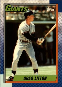 1990 Topps - Collector's Edition (Tiffany) #66 Greg Litton Front