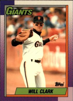 1990 Topps - Collector's Edition (Tiffany) #100 Will Clark Front