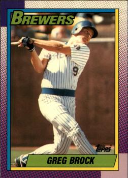 1990 Topps - Collector's Edition (Tiffany) #139 Greg Brock Front