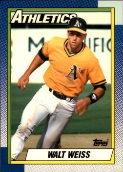 1990 Topps - Collector's Edition (Tiffany) #165 Walt Weiss Front