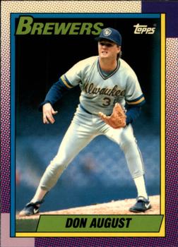 1990 Topps - Collector's Edition (Tiffany) #192 Don August Front