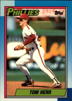 1990 Topps - Collector's Edition (Tiffany) #297 Tom Herr Front