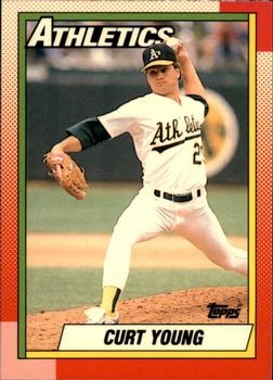 1990 Topps - Collector's Edition (Tiffany) #328 Curt Young Front