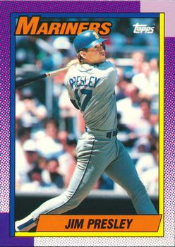 1990 Topps - Collector's Edition (Tiffany) #346 Jim Presley Front