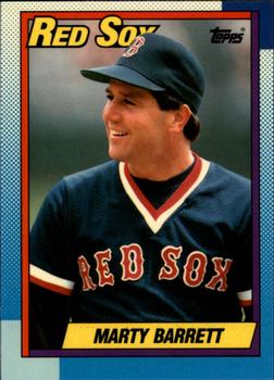 1990 Topps - Collector's Edition (Tiffany) #355 Marty Barrett Front